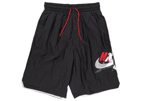 Nike Jordan Jumpman Classics Shorts Black/Gym Red/White Men's - FW23 - US