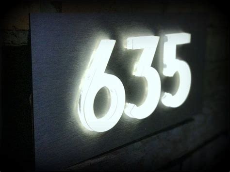 These LED lighted custom address Plaque will uniquely identify your home and ensure that your ...