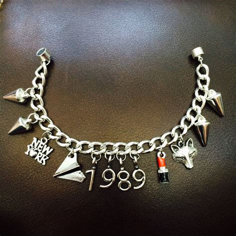 Taylor Swift 1989 Inspired Charm Bracelets | Taylor swift merchandise, Taylor swift concert ...