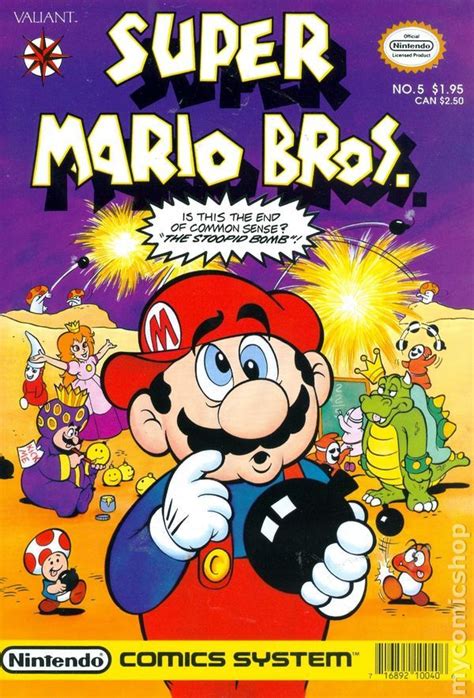 Super Mario Bros (1990 1st Series) 5 nintendo Valiant comics book ...