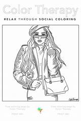 Free Art Therapy Coloring Sheets Pages sketch template