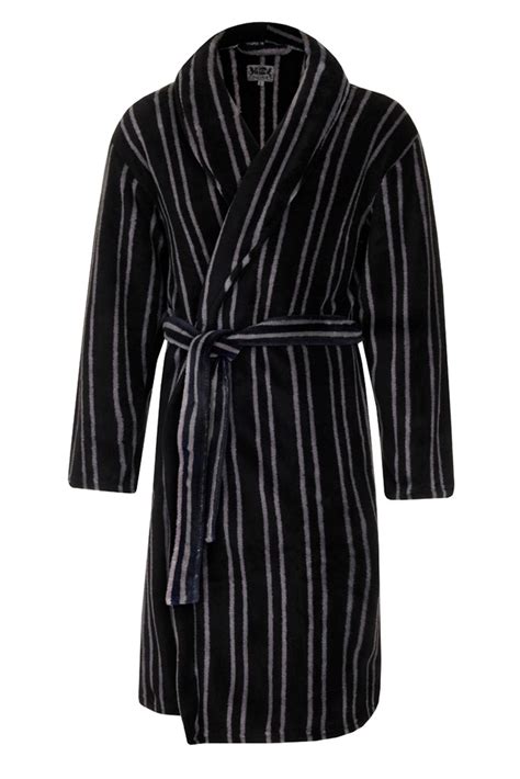 Mens Luxury Dressing Gowns Fleece Bath Robes House Coat Robe + Belt Size S-XL | eBay