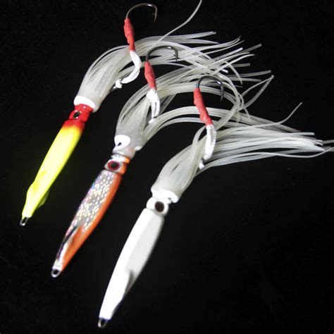 Squid Jig Baits 17 cm/55 g Metal Jigging Lures Night Fishing Lures