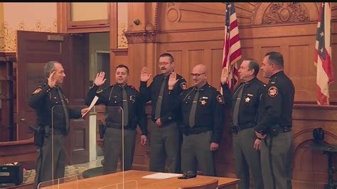 Trumbull County sheriff sworn into office for another term - YouTube