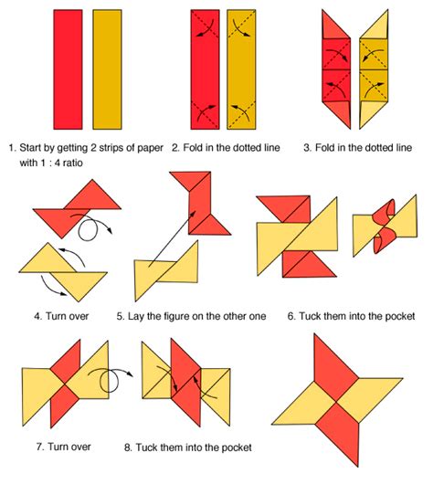 Shuriken origami - OrigamiArt.Us