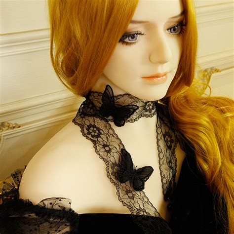 Victorian Gothic Black Sheer Floral Lace Butterfly and Pearl Tying Necklace Accessory J19193