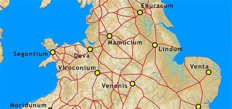 Map of Roman Cities and Roads in Ancient Britain | Map of Europe ...