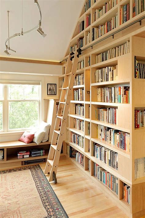 Rolling Library Ladder Kits | Library ladder, Home library design, Bookshelves in bedroom