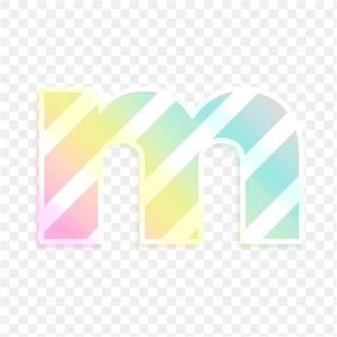 Png letter m rainbow gradient | Free PNG Sticker - rawpixel