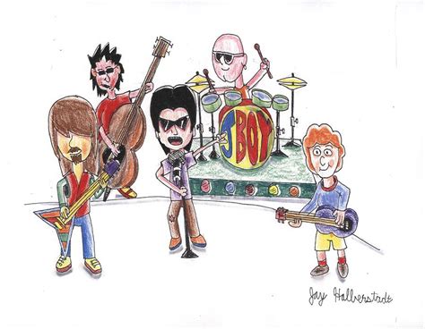 Rock Band Drawing by Jayson Halberstadt | Fine Art America