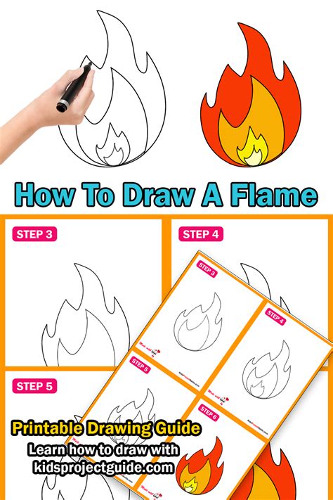 How To Draw A Flame | Easy Step By Step Guide