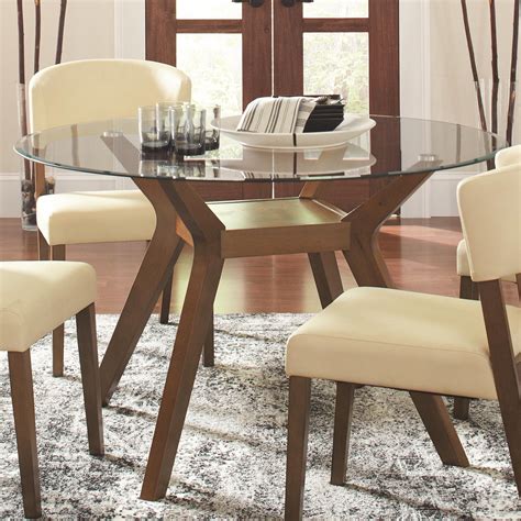 Paxton Round Glass Dining Table from Coaster (122180-CB48RD) | Coleman Furniture