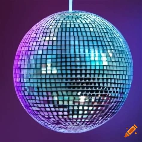 Shining disco ball on Craiyon