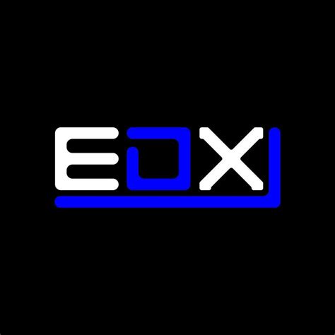 EDX letter logo creative design with vector graphic, EDX simple and modern logo. 20254706 Vector ...