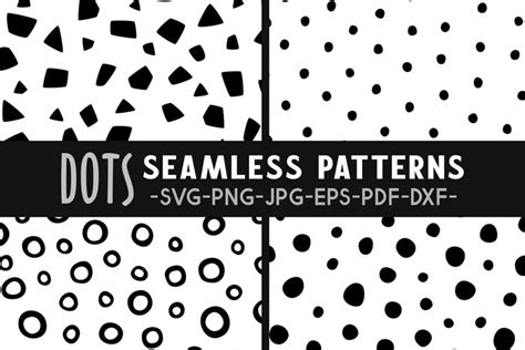 Dots seamless pattern svg Polka dot background Abstract svg