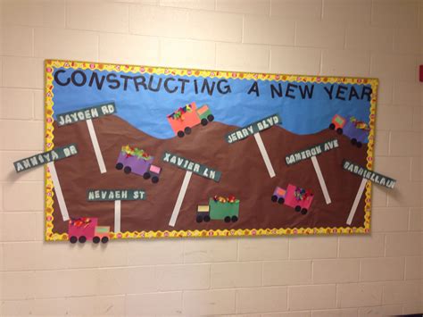 Construction Themed Bulletin Boards