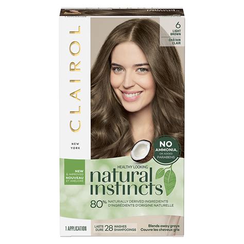 CLAIROL N/INST LT BROWN 6/SUEDE