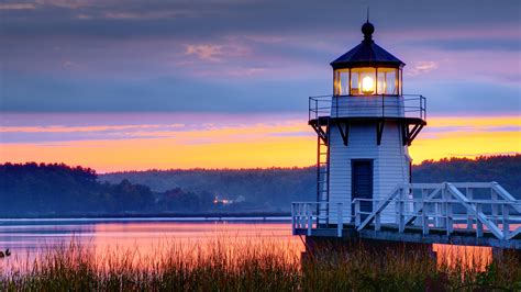 Maine Lighthouse Wallpaper - WallpaperSafari