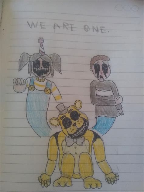 Fanart of Cassidy and BV. This is based on the theory of Golden Freddy having 2 souls, Cassidy ...