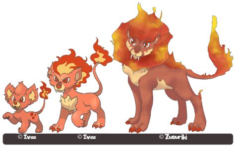 Pokemon Time of Rebellion Fire Starter Evolutions by Oldbarrel on ...