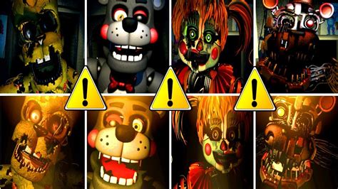 FNAF 6 All Jumpscares & All Deaths! (NEW UPDATE) - YouTube