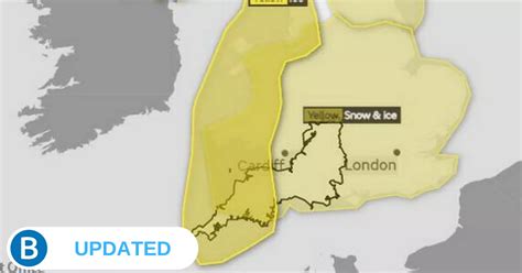 Bristol weather: The latest Met Office hour-by-hour forecast shows exactly when snow will fall ...