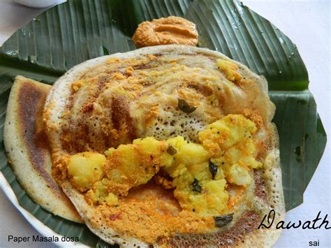 Paper masala dosa – Geeths Dawath