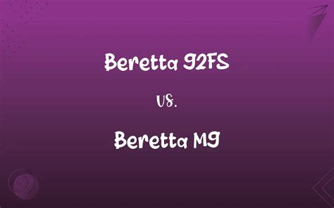 Beretta 92FS vs. Beretta M9: What’s the Difference?