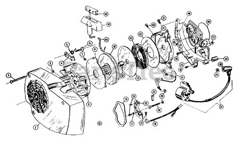 Poulan 306A - Poulan Chainsaw Starter Assembly Parts Lookup with ...