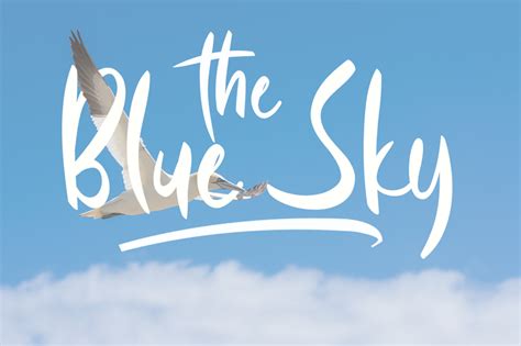 Download Blue Sky font | fontsme.com