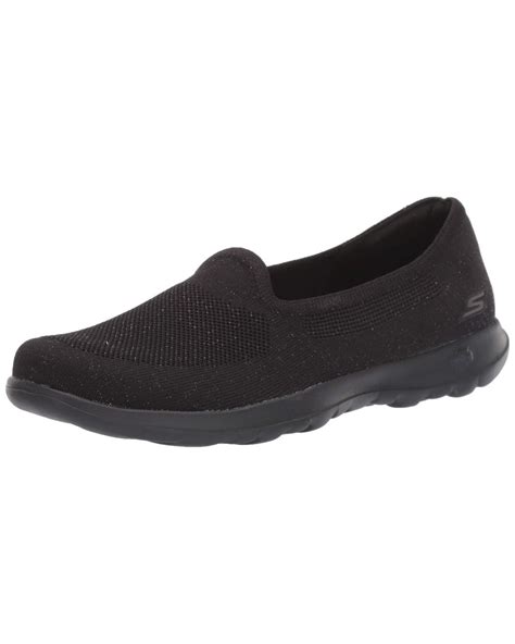 Skechers Go Walk Lite-adorable Loafer Flat in Black - Lyst