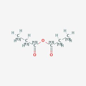 Propionic anhydride-13C6, 99 atom % 13C, 98% (CP) | C6H10O3 | CID ...