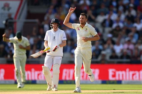 Josh Hazlewood celebrates a breakthrough | ESPNcricinfo.com