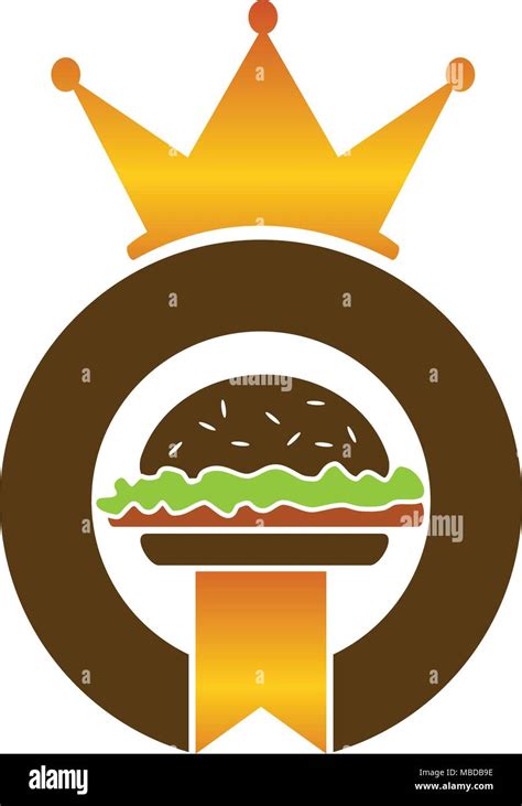 Burger King Logo Design Template Vector Imagen Vector de stock - Alamy