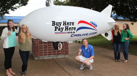 High School Students Benefit from BHPH Store’s Blimp Donation | Auto Remarketing BHPH Report ...