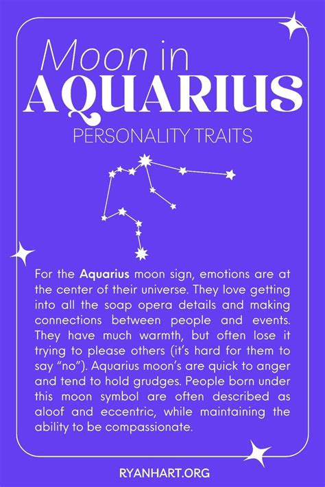 Aquarius Moon Sign Personality Traits in 2023 | Aquarius moon sign ...