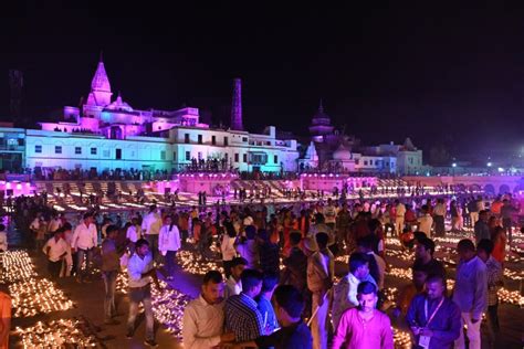 Ram Mandir Ceremony LIVE Updates: Lakhs of Lamps Light up Ayodhya in ...