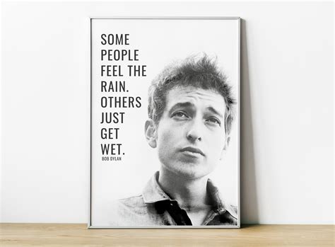 Bob Dylan Quote Bob Dylan Vintage Art Poster Bob Dylan | Etsy