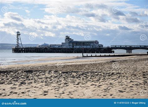 Bournemouth Pier editorial stock photo. Image of sand - 114701223