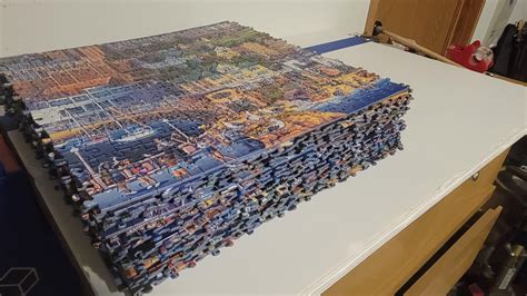 10,000/60,000 pieces done of the world's largest jigsaw puzzle done. : r/Jigsawpuzzles