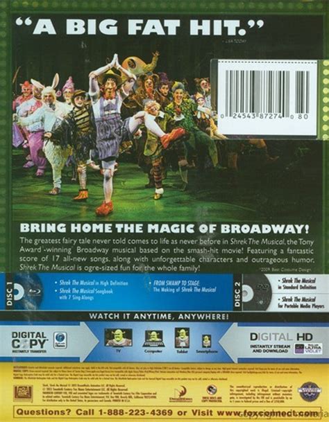 Shrek The Musical (Blu-ray + DVD + UltraViolet) (Blu-ray 2013) | DVD Empire