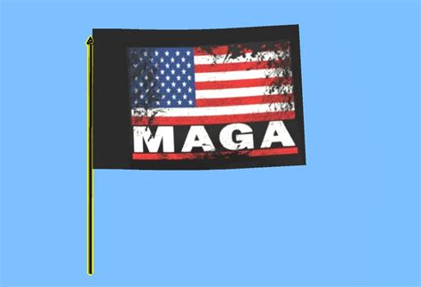 Second Life Marketplace - MAGA Flag-Black