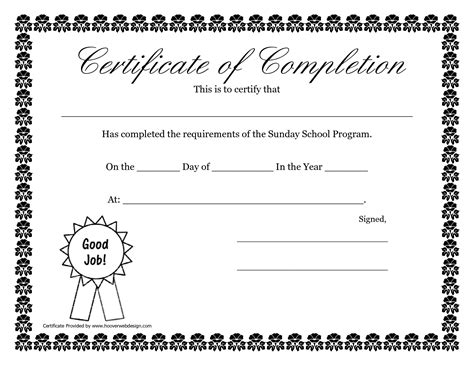 Sunday School Promotion Day Certificates | Sunday School Certificate of Completion | Sunday ...