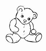 Printable Teddy Bear Coloring Pages – PrintableLib sketch template