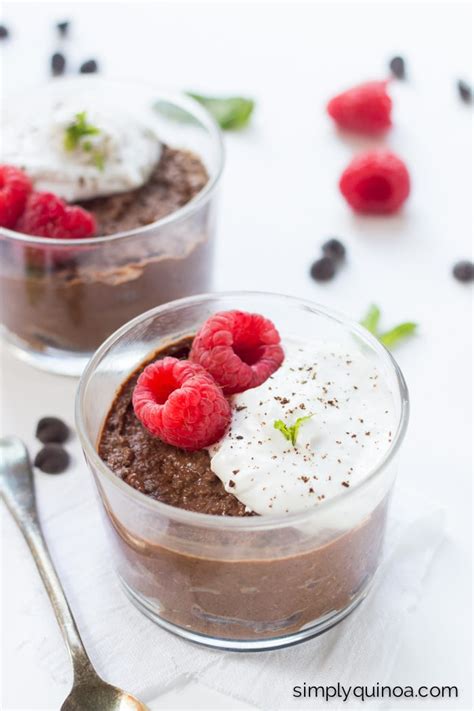 Dark Chocolate Quinoa Pudding