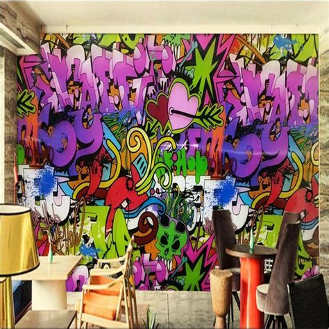 Graffiti Living Room - Pin by ARABUILD on REFIN - GRAFFITI | Porcelain tile ... - Graffiti style ...