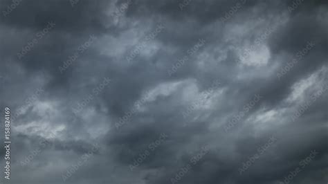 Time lapse of storm clouds moving fast Stock Video | Adobe Stock