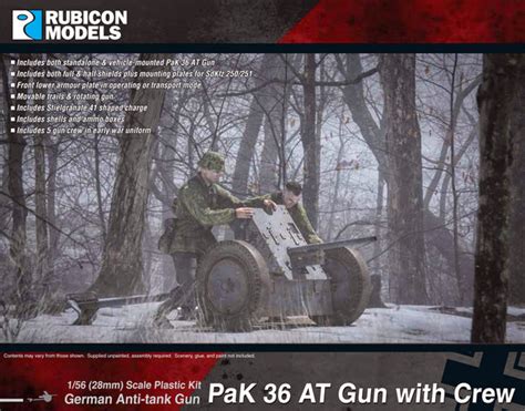 280057 PaK 36 AT Gun with Crew – Rubicon Models USA