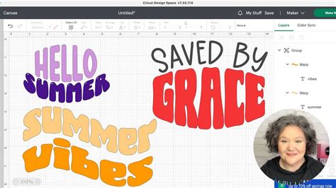 Easy Wavy Text in Cricut Design Space with Retro Fonts - YouTube
