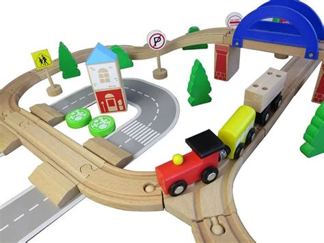 New Design Oem Available Wooden Toy Train Tracks - 100pcs - Buy Wooden Toy Train Tracks,New ...